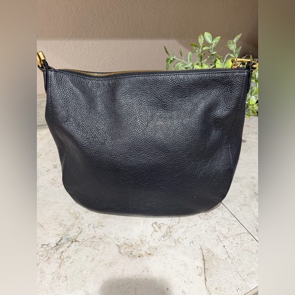 Coach Black Leather Shoulder Bag with Gold Hardware - Picture 2 of 15